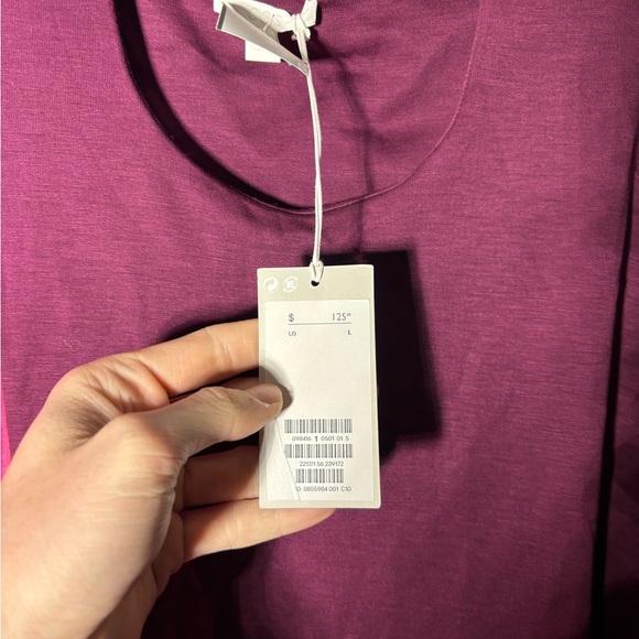 COS Paneled Jersey Maxi Dress Womens Size Large - Picture 4 of 5